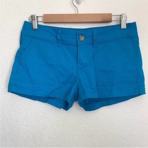 Arizona Short corduroy shorts size 3 in dark aqua blue